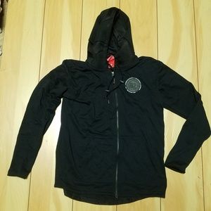 Nike Air men's 82 logo black zip-up hoodie medium